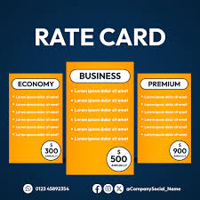 Rate-card